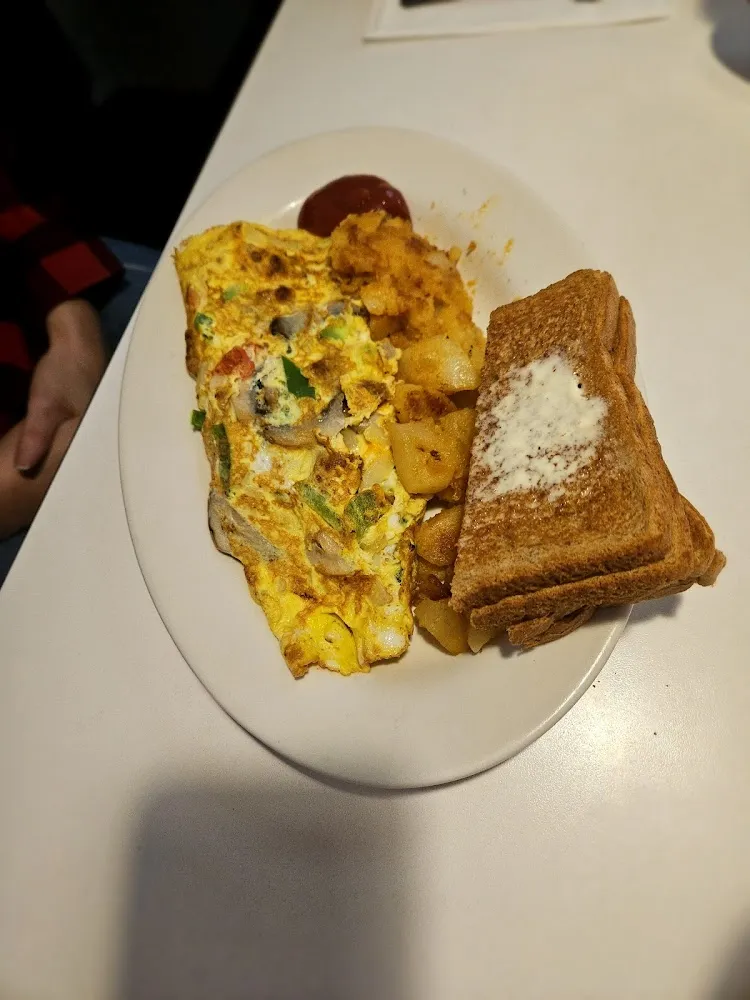 Veggie and Chorizo Omelette